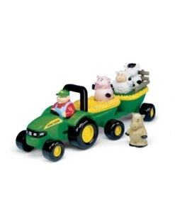 Britains 42947 - John Deere Trekker Met Aanhangers En Dieren (met Geluid)