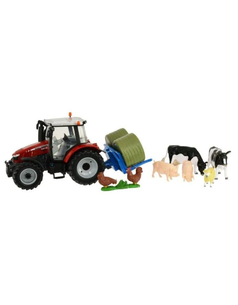 Britains 43205 - Massey Ferguson 5612 Speelset Met Dieren 1:32 3 Britains 43205 - Massey Ferguson 5612 Speelset Met Dieren 1:32