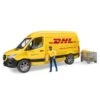 Bruder 02671 - DHL Bezorgbus -Speelgoedwinkel bruder bruder 02671 dhl bezorgbus