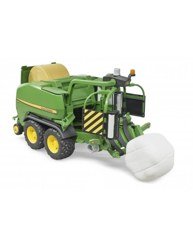 Bruder 2032 - John Deere Balengrijper/-wikkelaar C441R Met 1 Hooibaal 4 Bruder 2032 - John Deere Balengrijper/-wikkelaar C441R Met 1 Hooibaal - Afbeelding 2