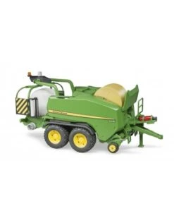 Bruder 2032 - John Deere Balengrijper/-wikkelaar C441R Met 1 Hooibaal