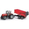 Bruder 2045 - Massey Ferguson 7480 Met Kiepende Aanhanger Rood -Speelgoedwinkel bruder bruder 2045 massey ferguson 7480 met kiepen
