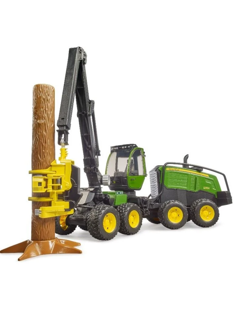 Bruder 2135 - John Deere 1270 G Oogster Met Boomstam 4 Bruder 2135 - John Deere 1270 G Oogster Met Boomstam - Afbeelding 2