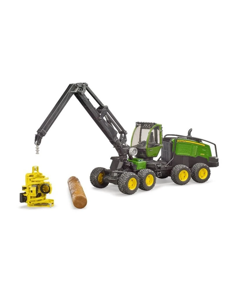Bruder 2135 - John Deere 1270 G Oogster Met Boomstam 8 Bruder 2135 - John Deere 1270 G Oogster Met Boomstam - Afbeelding 6