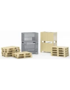 Bruder 2415 - Pallets En Kratten