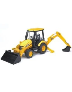 Bruder 2427 - JCB Midi CX Tractor Met Voor- En Achtergraver