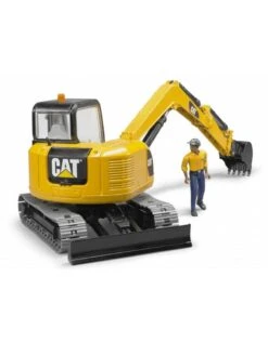 Bruder 2466 - Cat Minibagger Met Speelfiguur -Speelgoedwinkel bruder bruder 2466 cat minibagger met speelfiguur 3