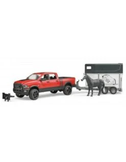 Bruder 2501 - Dodge RAM 2500 Power Wagon Met Paardentrailer En Paard -Speelgoedwinkel bruder bruder 2501 dodge ram 2500 power wagon met 2