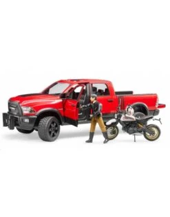 Bruder 2502 - RAM 25 Power Wagon Met Ducati Motor En Berijder -Speelgoedwinkel bruder bruder 2502 ram 25 power wagon met ducati m 2