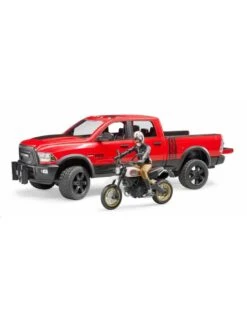 Bruder 2502 - RAM 25 Power Wagon Met Ducati Motor En Berijder -Speelgoedwinkel bruder bruder 2502 ram 25 power wagon met ducati m 3