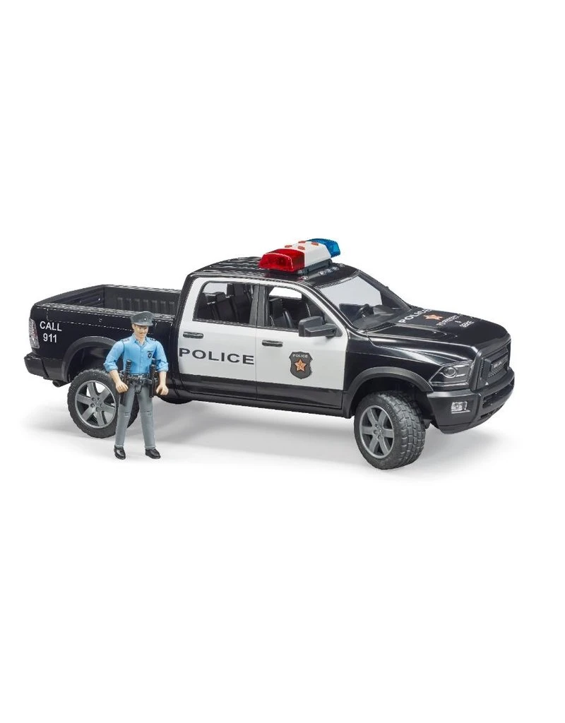 Bruder 2505 - RAM 2505 Politietruck Met Speelfiguur 4 Bruder 2505 - RAM 2505 Politietruck Met Speelfiguur - Afbeelding 2