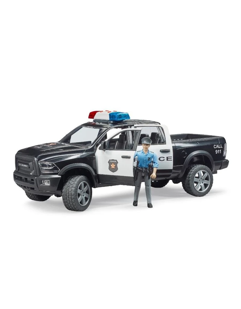 Bruder 2505 - RAM 2505 Politietruck Met Speelfiguur 5 Bruder 2505 - RAM 2505 Politietruck Met Speelfiguur - Afbeelding 3
