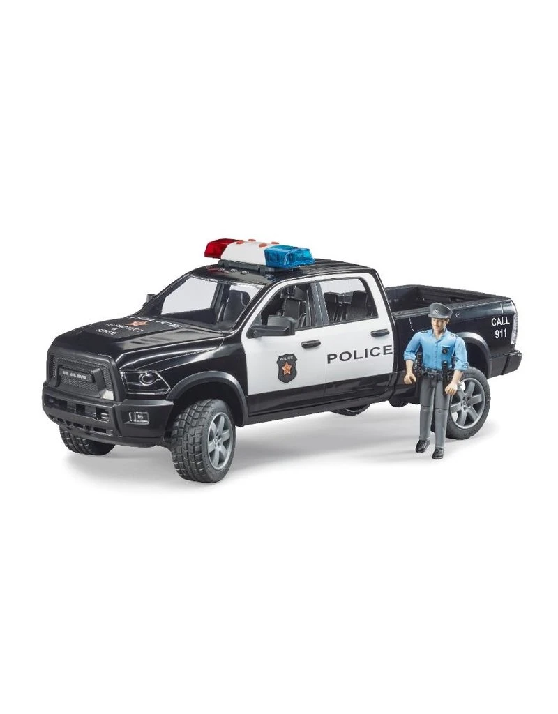 Bruder 2505 - RAM 2505 Politietruck Met Speelfiguur 3 Bruder 2505 - RAM 2505 Politietruck Met Speelfiguur