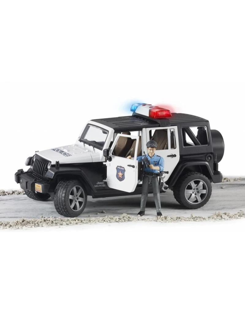 Bruder 2526 - Politie Jeep Met Politieagent ( Blanke Huidskleur ) 6 Bruder 2526 - Politie Jeep Met Politieagent ( Blanke Huidskleur ) - Afbeelding 4