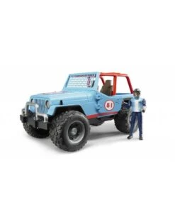 Bruder 2541 - Jeep Cross Country Blauw Met Rally-rijder -Speelgoedwinkel bruder bruder 2541 jeep cross country blauw met ra 2