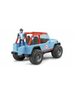 Bruder 2541 - Jeep Cross Country Blauw Met Rally-rijder -Speelgoedwinkel bruder bruder 2541 jeep cross country blauw met ra 3