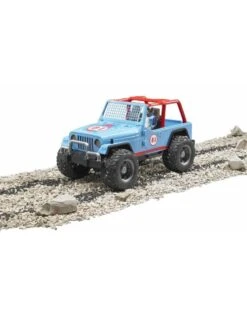 Bruder 2541 - Jeep Cross Country Blauw Met Rally-rijder -Speelgoedwinkel bruder bruder 2541 jeep cross country blauw met ra 4