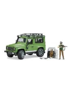 Bruder 2587 - Land Rover Defender Station Wagon Met Boswachter En Hond 10 Bruder 2587 - Land Rover Defender Station Wagon Met Boswachter En Hond -Speelgoedwinkel bruder bruder 2587 land rover defender station wag 2