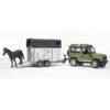 Bruder 2592 - Landrover Met Paardentrailer -Speelgoedwinkel bruder bruder 2592 landrover met paardentrailer