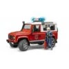 Bruder 2596 - Land Rover Defender Stationwagen - Brandweerauto En Brandweerman -Speelgoedwinkel bruder bruder 2596 land rover defender stationwage