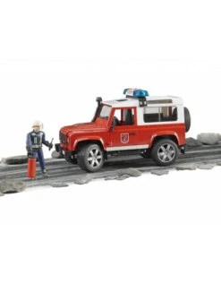 Bruder 2596 - Land Rover Defender Stationwagen - Brandweerauto En Brandweerman 13 Bruder 2596 - Land Rover Defender Stationwagen - Brandweerauto En Brandweerman -Speelgoedwinkel bruder bruder 2596 land rover defender stationwage 5