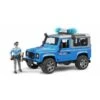 Bruder 2597 - Land Rover Defender Stationwagen - Politieauto En Politie Agent