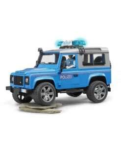 Bruder 2597 - Land Rover Defender Stationwagen - Politieauto En Politie Agent -Speelgoedwinkel bruder bruder 2597 land rover defender stationwage 2