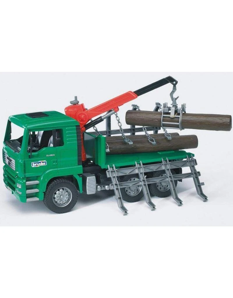 Bruder 2769 - MAN Bomentransport Met Kraan 3 Bruder 2769 - MAN Bomentransport Met Kraan