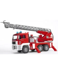 Bruder 2771 - MAN Brandweer Met Draailadder Licht En Geluid