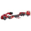 Bruder 2774 - MAN TGA Dieplader Met Manitou -Speelgoedwinkel bruder bruder 2774 man tga dieplader met manitou