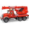 Bruder 2826 - MACK Granite Kraan- LKW Met Licht- En Geluidsmodule -Speelgoedwinkel bruder bruder 2826 mack granite kraan lkw met lich