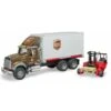 Bruder 2828 - Mack Granite UPS Met Heftruck -Speelgoedwinkel bruder bruder 2828 mack granite ups met heftruck