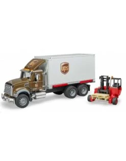 Bruder 2828 - Mack Granite UPS Met Heftruck