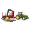 Bruder 3054 - John Deere 7930 Met Bomentrailer En 4 Boomstammen -Speelgoedwinkel bruder bruder 3054 john deere 7930 met bomentraile