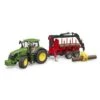 Bruder 3154 - John Deere 7R 350 Met Bomentrailer En 4 Boomstammen -Speelgoedwinkel bruder bruder 3154 john deere 7r 350 met bomentrai