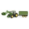 Bruder 3155 - John Deere 7R Met Voorlader En Aanhanger -Speelgoedwinkel bruder bruder 3155 john deere 7r met voorlader en