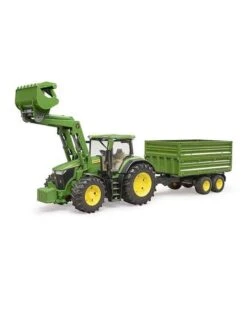 Bruder 3155 - John Deere 7R Met Voorlader En Aanhanger -Speelgoedwinkel bruder bruder 3155 john deere 7r met voorlader en 2