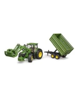 Bruder 3155 - John Deere 7R Met Voorlader En Aanhanger -Speelgoedwinkel bruder bruder 3155 john deere 7r met voorlader en 3