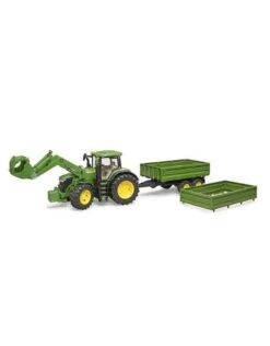 Bruder 3155 - John Deere 7R Met Voorlader En Aanhanger -Speelgoedwinkel bruder bruder 3155 john deere 7r met voorlader en 4