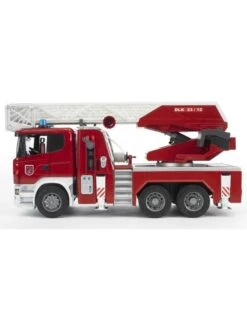 Bruder 3590 - Scania Brandweer Ladderwagen Met Waterpomp, Licht & Geluid -Speelgoedwinkel bruder bruder 3590 scania brandweer ladderwagen me 2