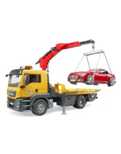 Bruder 3750 - MAN TGS Afsleepwagen Met Light & Sound Module En Roadster 11 Bruder 3750 - MAN TGS Afsleepwagen Met Light & Sound Module En Roadster -Speelgoedwinkel bruder bruder 3750 man tgs afsleepwagen met light 2