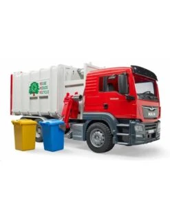 Bruder 3761 - MAN TGS Vuilniswagen (zij Lader) Incl. 2 Kliko's -Speelgoedwinkel bruder bruder 3761 man tgs vuilniswagen zij lader 2