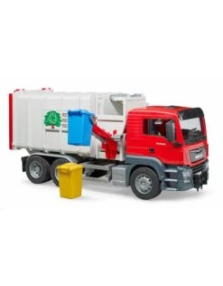 Bruder 3761 - MAN TGS Vuilniswagen (zij Lader) Incl. 2 Kliko's -Speelgoedwinkel bruder bruder 3761 man tgs vuilniswagen zij lader 3