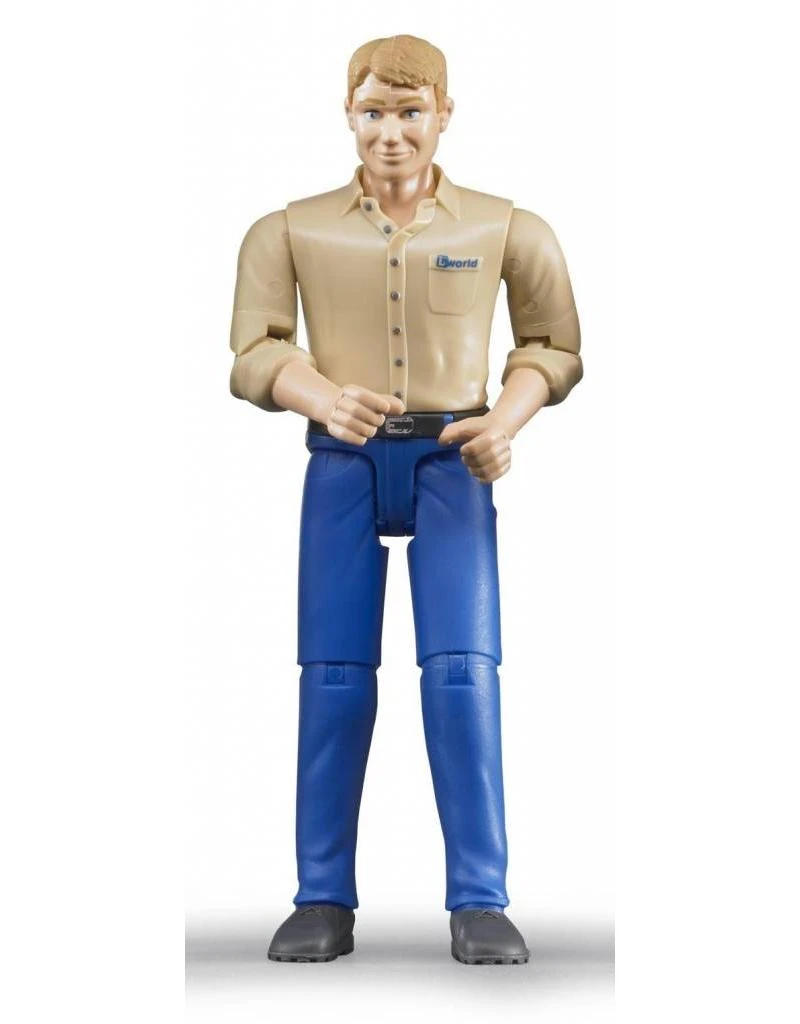 Bruder 60006 - Speelfiguur Man: Blank, Blond, Blauwe Jeans 3 Bruder 60006 - Speelfiguur Man: Blank, Blond, Blauwe Jeans