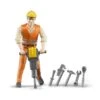 Bruder 60020 - Constructiewerker Met Accessoires 2 Bruder 60020 - Constructiewerker Met Accessoires -Speelgoedwinkel bruder bruder 60020 constructiewerker met accessoi