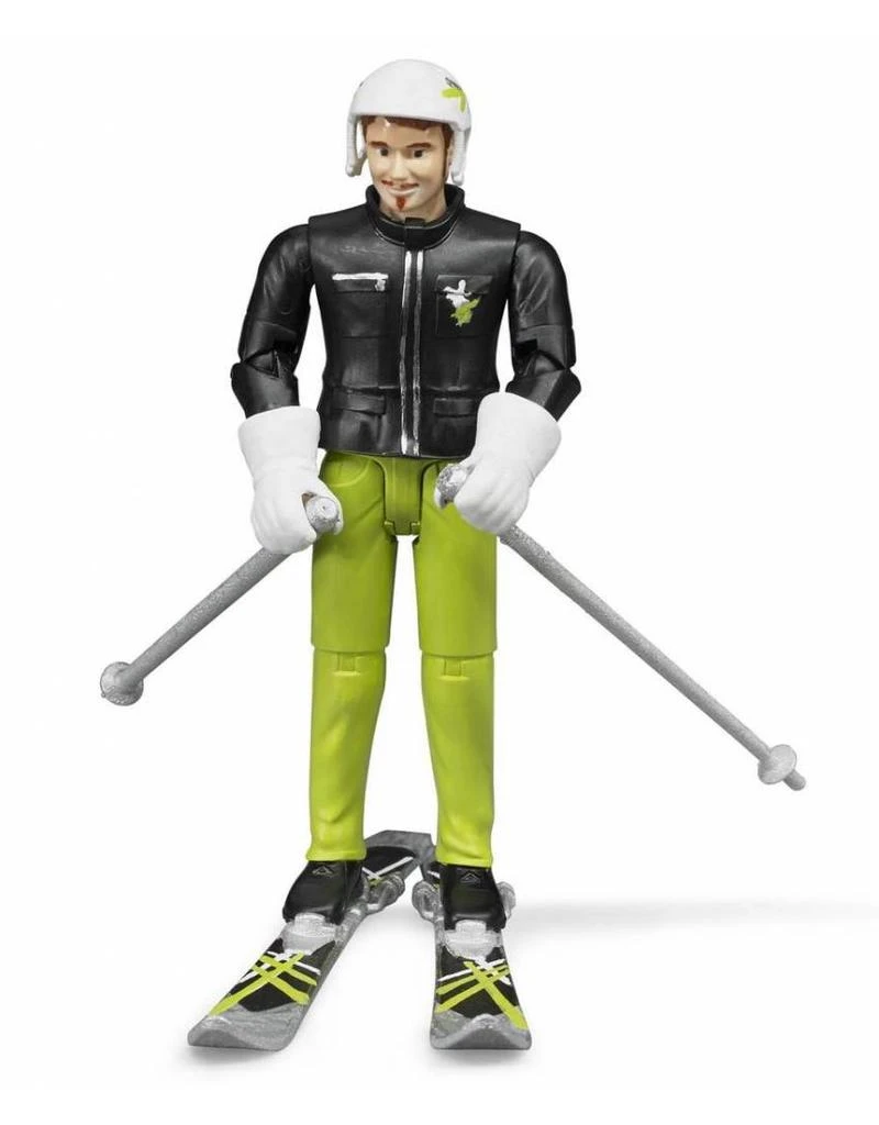 Bruder 60040 - Speelfiguur Skiër Met Accessoires 3 Bruder 60040 - Speelfiguur Skiër Met Accessoires