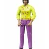 Bruder 60403 - Speelfiguur Vrouw: Bruin, Zwart, Roze Jeans -Speelgoedwinkel bruder bruder 60403 speelfiguur vrouw bruin zwart