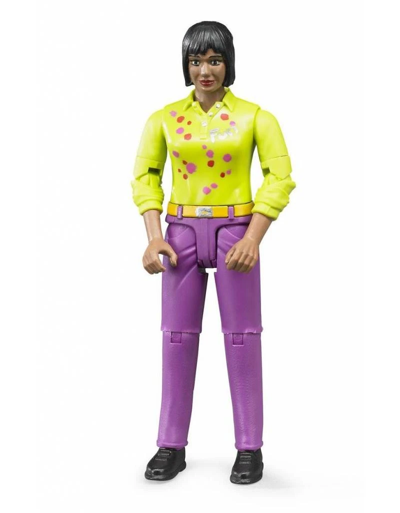 Bruder 60403 - Speelfiguur Vrouw: Bruin, Zwart, Roze Jeans 3 Bruder 60403 - Speelfiguur Vrouw: Bruin, Zwart, Roze Jeans