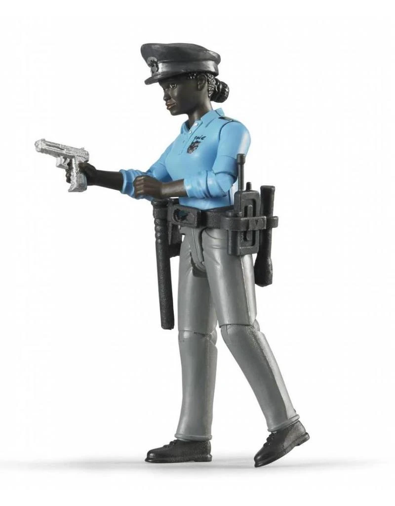 Bruder 60431 - Speelfiguur Politievrouw, Donker Met Toebehoren 4 Bruder 60431 - Speelfiguur Politievrouw, Donker Met Toebehoren - Afbeelding 2
