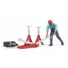 Bruder 62100 - Figurenset Garage -Speelgoedwinkel bruder bruder 62100 figurenset garage